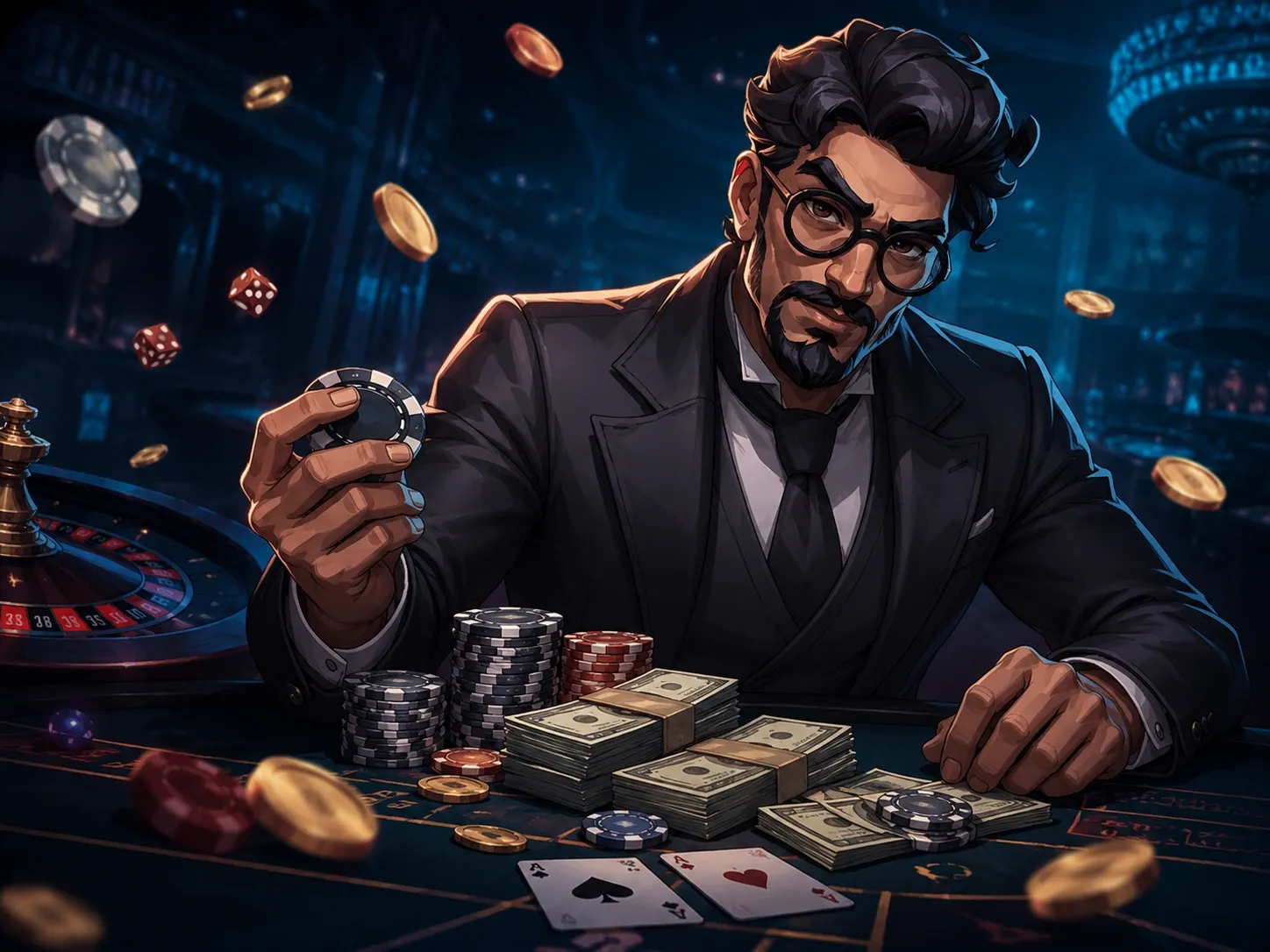 High stakes gambler in the spotlight
